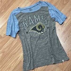47 Brand Rams Football Tee
